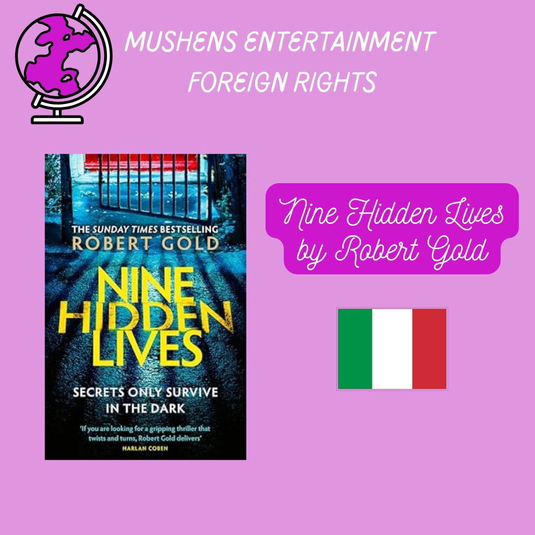 🇮🇹 Italian rights have sold to Longanesi for NINE HIDDEN LIVES by <a href="/books_gold/">Robert Gold</a>