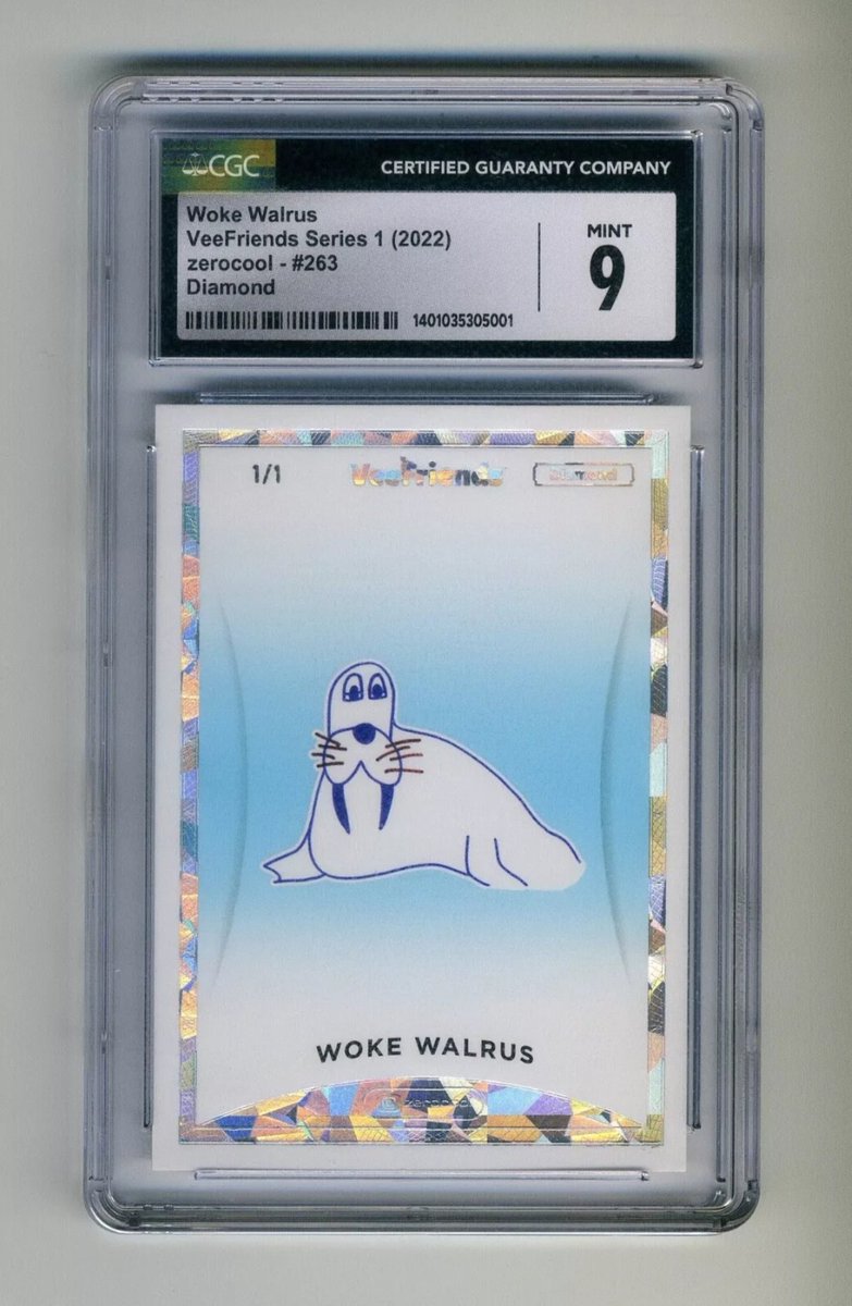 🚨 FOR SALE

VeeFriends Series 1 - Woke Walrus DIAMOND 1/1 - CGC 9 💎

Trying to fund a very important project! 💰

If you're interested, let me know! ❤️
<a href="/veefriends/">VeeFriends</a> <a href="/garyvee/">Gary Vaynerchuk</a>
<a href="/VeeFriendsCards/">VeeFriends Cards</a>
