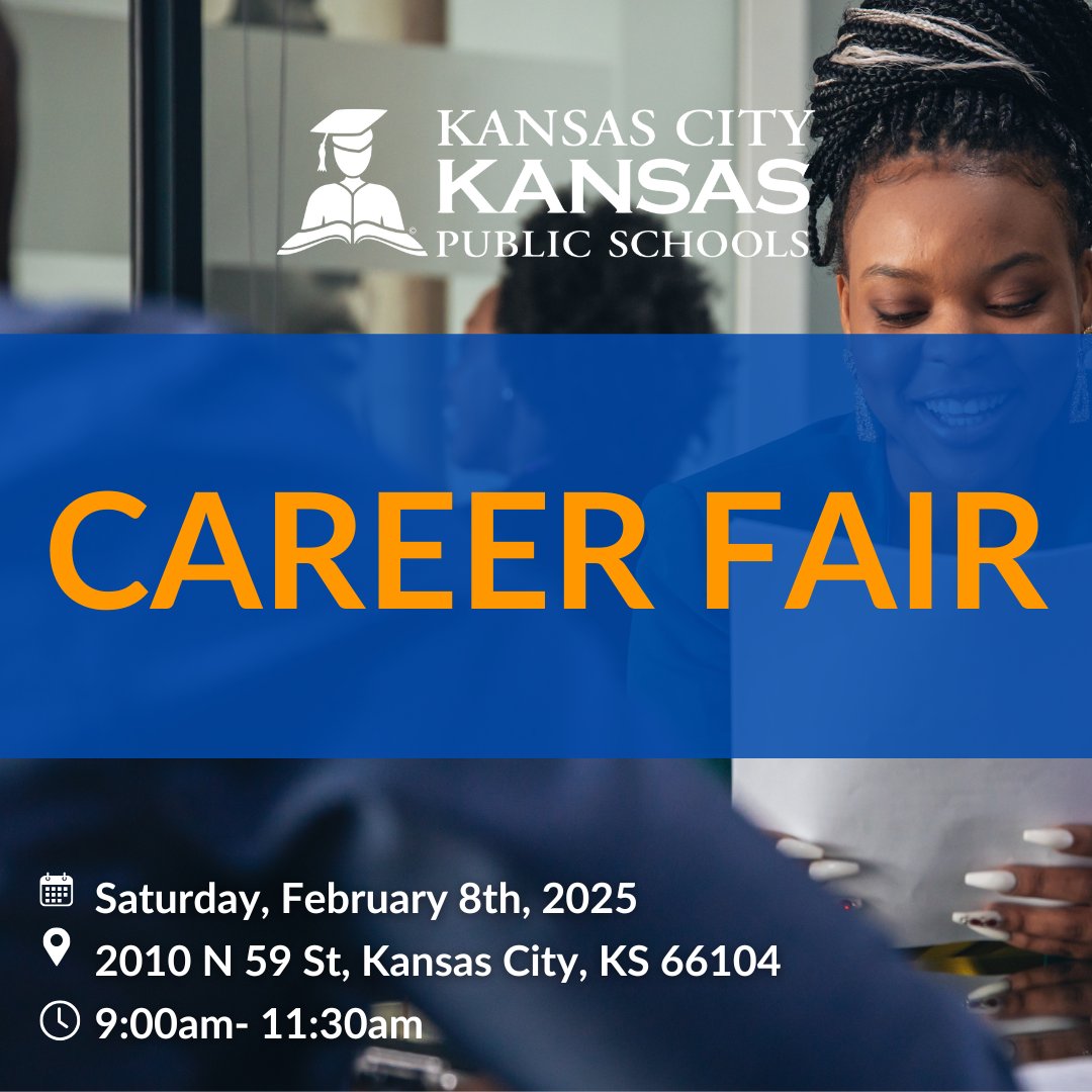 Just 2 days until the career fair! <a href="/kckschools/">Kansas City, Kansas Public Schools</a> #bettereveryday