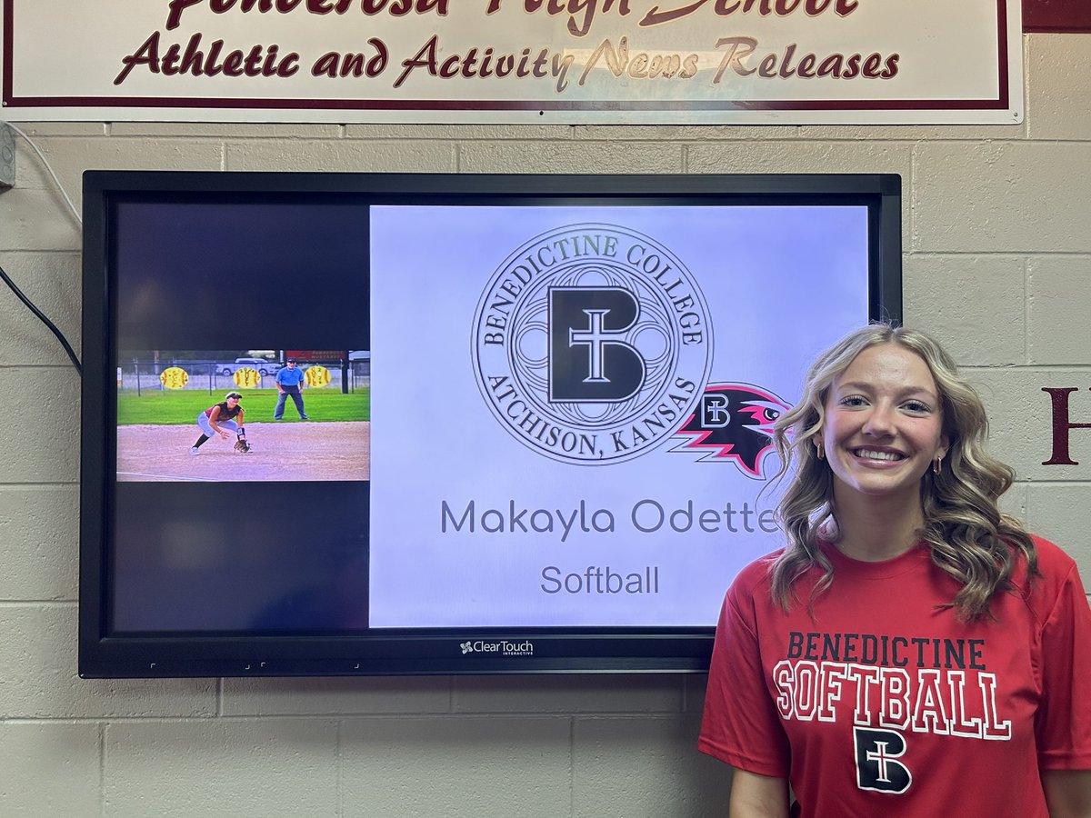 Ponderosa Softball (@pondosoftball) on Twitter photo Congratulations to <a href="/Makayla_2025/">Makayla Odette</a> on signing to play at the next level. We are very proud of our team captain, & our fearless leader on & off the field. We can’t wait to see how your future unfolds. We will miss you playing at Pondo, but know your future is bright at Benedictine. Congratulations to <a href="/Makayla_2025/">Makayla Odette</a> on signing to play at the next level. We are very proud of our team captain, & our fearless leader on & off the field. We can’t wait to see how your future unfolds. We will miss you playing at Pondo, but know your future is bright at Benedictine.