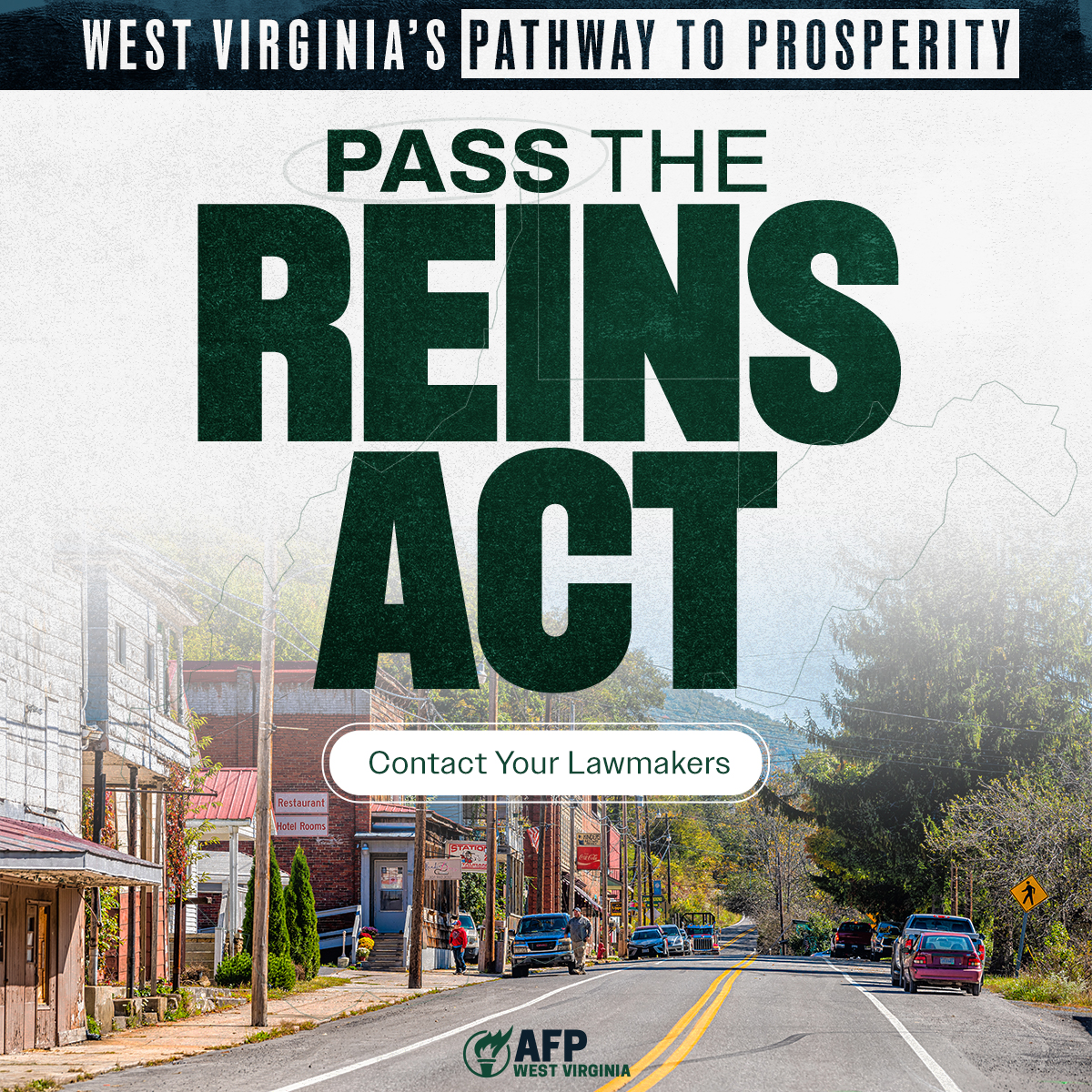 AFPWV's tweet photo. Tell your lawmakers: cut needless red tape holding the average West Virginian back from finding their version of the American Dream. https://t.co/ZDVfPr5IrG