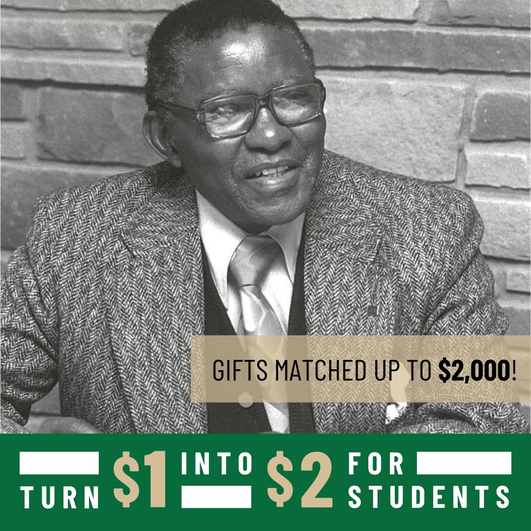 In honour of Black History Month, we are highlighting the Donald and Doris M’Timkulu Award, given annually Renison students. 

This month, all donations to the Award up to $2,000 will be matched by Doris M’Timkulu. Visit renison.ca/mtimkulu-award to donate and learn more!