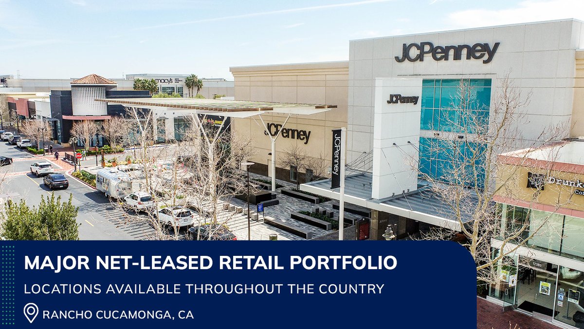 HilcoRealEstate's tweet photo. Hilco JCP, LLC, an affiliate of Hilco Real Estate, is managing the sale of 121 JCPenney retail properties across 35 states. This 16M+ SF portfolio is master-leased to JCPenney under a long-term, triple-net lease.

Visit https://t.co/DYZ0xB6Jpg for details! https://t.co/1GH2RPQBNA