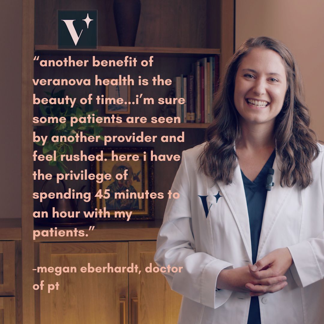 VeranovaHealth's tweet photo. Megan’s commitment to serve women as a physical therapist grew as she treated women who spoke openly about their less-than-optimal experiences during pregnancy, birth and postpartum.  If you are curious if Megan can help manage your symptoms, give us a call! 440-732-2173 ✨ https://t.co/3zYvcVxIWk