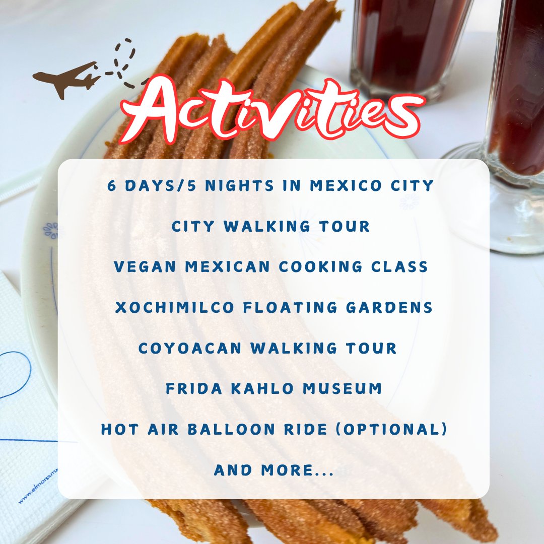 cheaplazyvegan's tweet photo. Join me on this vegan food tour in Mexico City! 

https://t.co/G76FhBI8lm

#vegan #cheaplazyvegantravel #cheaplazyvegantrip #vegangrouptrips #vegangrouptrip #veganfood #vegantravel #travel #vegantour #vegantrip #veganmexico #veganmexicocity #vegancdmx #mexicocitytour https://t.co/OdUVOZWAoG