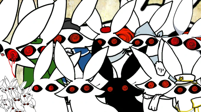 いろいろな うさぎさん