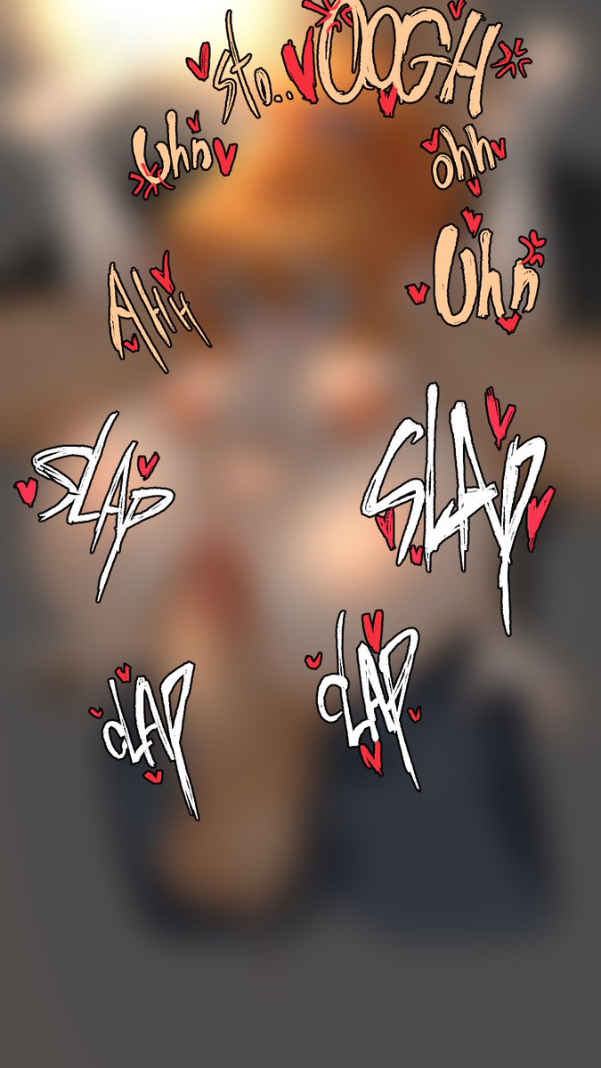 I improved it, what do you think?(  ˘ω˘  )
I imagined the feeling of a forceful, vulgar, wild voice leaking out!💪( ˘ω˘  💪) 