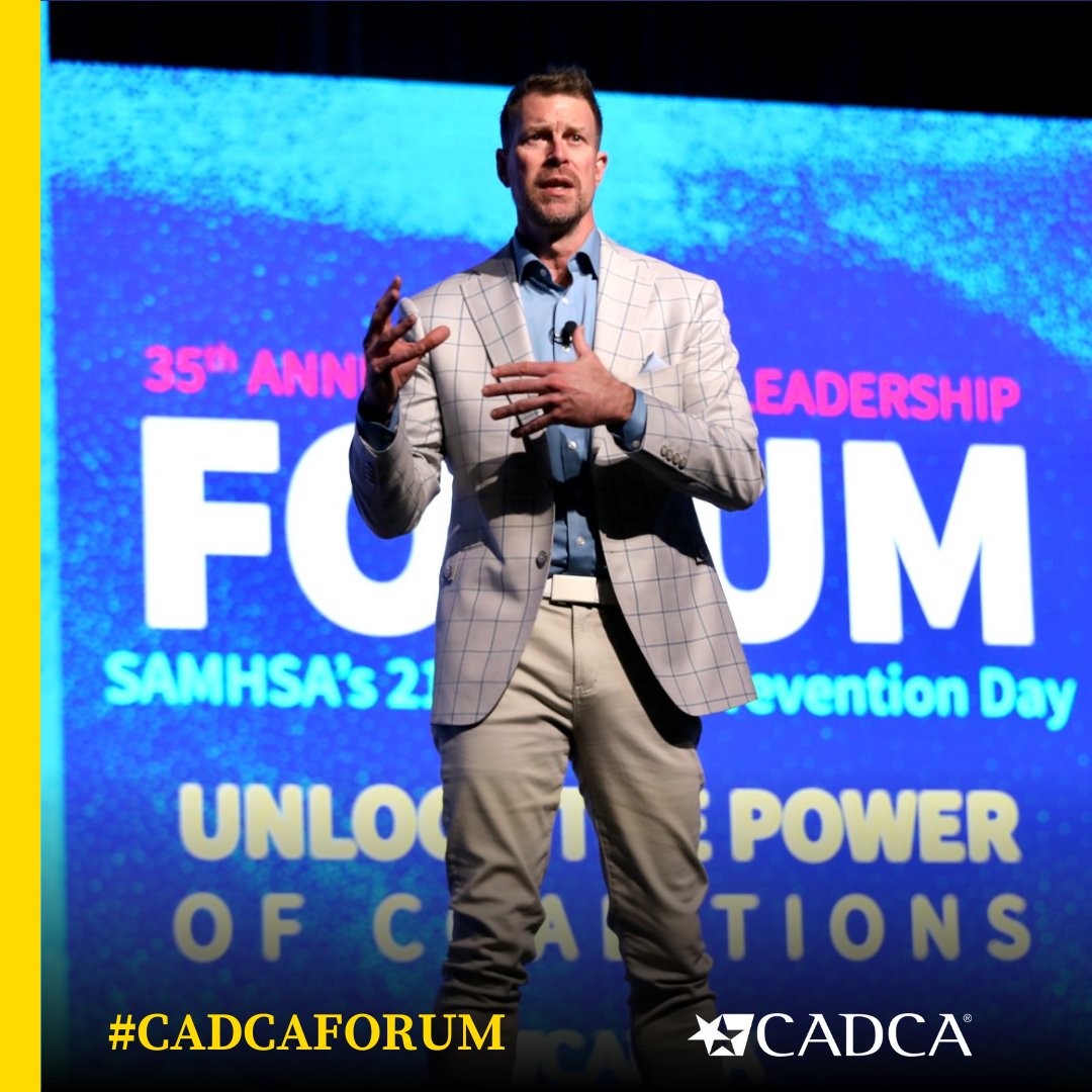 CADCA's tweet photo. Thank you @RyanDLeaf for sharing your story at #CADCAForum Membership Breakfast and calling attention to the impact of stigma in the continuum of care. We are happy to have you in our community of prevention minded fellows. https://t.co/KGMpqJP2Xm