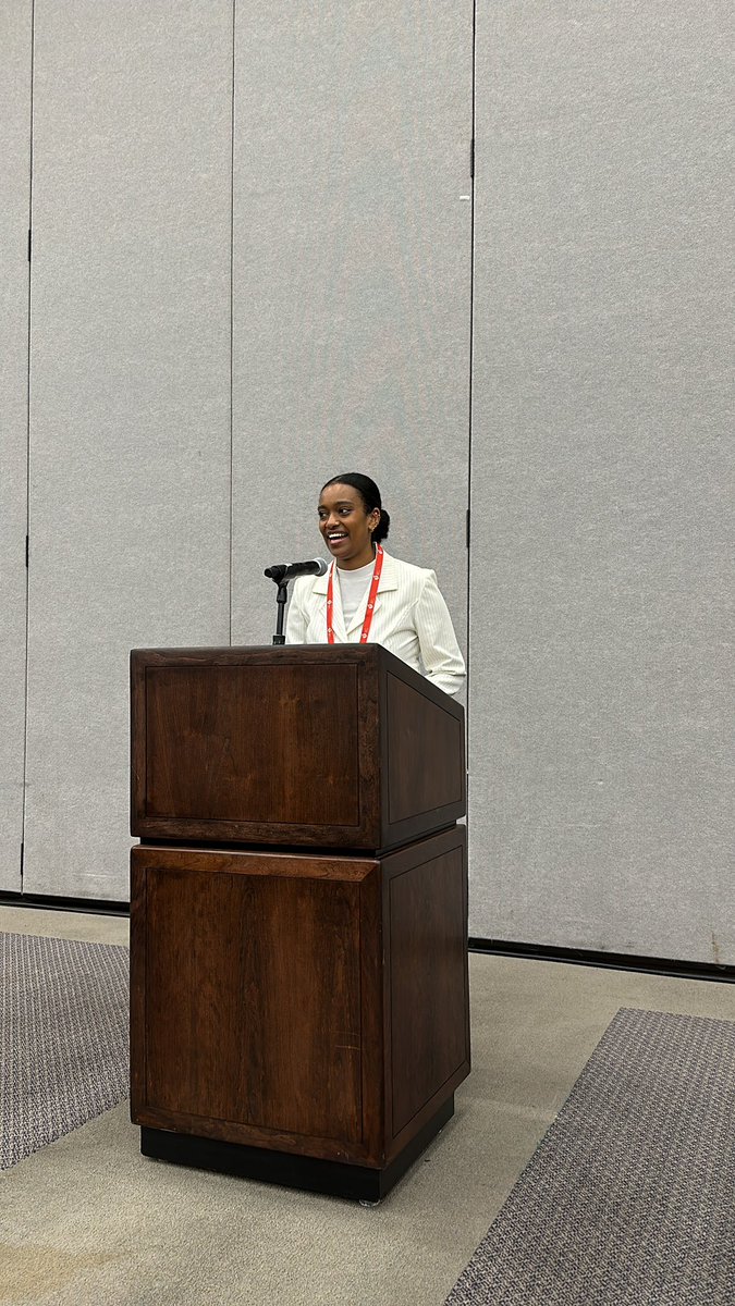 Dr. Lee Schwamm (@braindoc_mgh) on Twitter photo 4/7 Abigail Teshome, recipient of Bernard J Tyson award for work related to social drivers of healthcare, differential impact of stroke legislation in RI on outcomes among all patient groups. Presenting on inequitable distribution of stroke centers.
<a href="/AHAScience/">AHA Science</a> #ISC25 4/7 Abigail Teshome, recipient of Bernard J Tyson award for work related to social drivers of healthcare, differential impact of stroke legislation in RI on outcomes among all patient groups. Presenting on inequitable distribution of stroke centers.
<a href="/AHAScience/">AHA Science</a> #ISC25