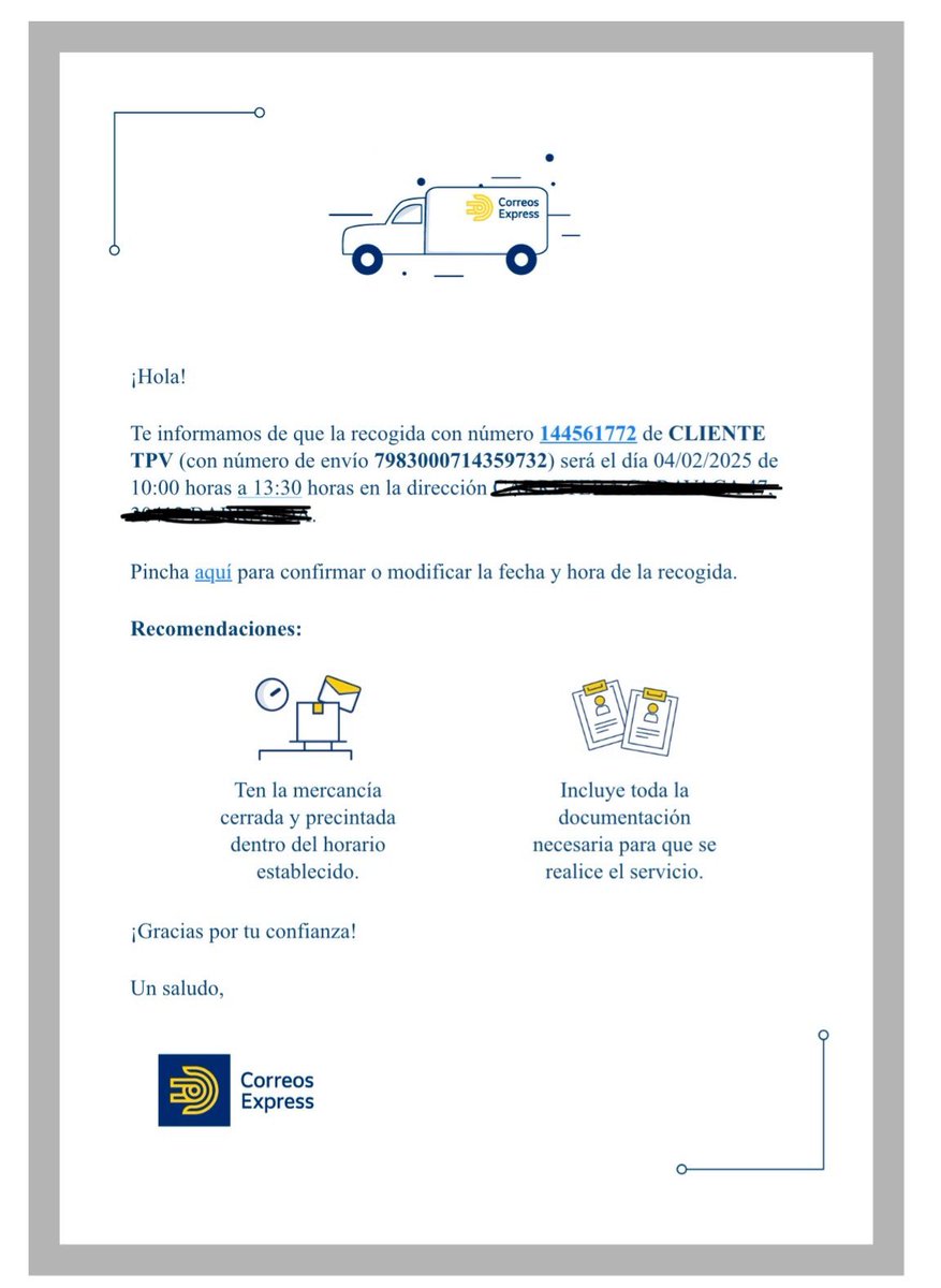 pablo19navarro's tweet photo. @Cex_responde @CorreosExpress ya llevo 3 días esperando que recojáis un paquete en mi domicilio y no hacéis nada más que mandarme el mensaje con la recogida al día siguiente… ¿qué incompetencia es esta? ¿Qué servicio ofrecéis? He pagado una entrega express y aquí sigo esperando. https://t.co/jmPlIrVxUQ
