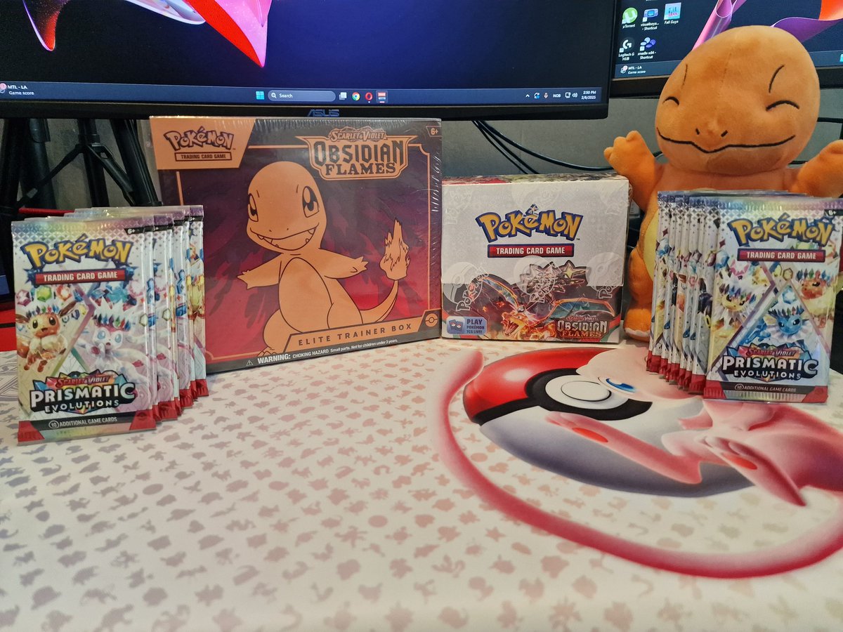 Around 11:00 a.m. Eastern we are starting stream and diving in to pokémon cards. Join us and see if we can catch any Eeveelutions or Charizard 

twitch.tv/taco