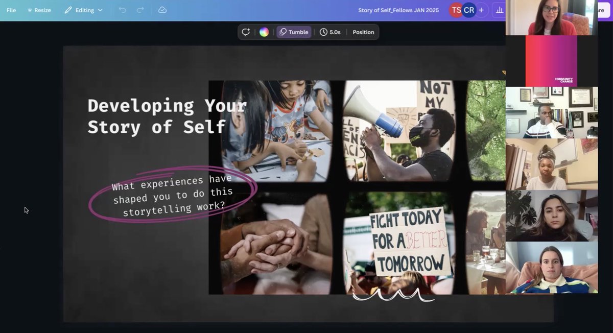 Last week, the 2025 #ChangeWire fellows met for their first virtual learning session &amp; kicked off the year by sharing their stories of self. This cohort is made up of powerful storytellers who will be covering the issues that matter most in their communities. Stay tuned.