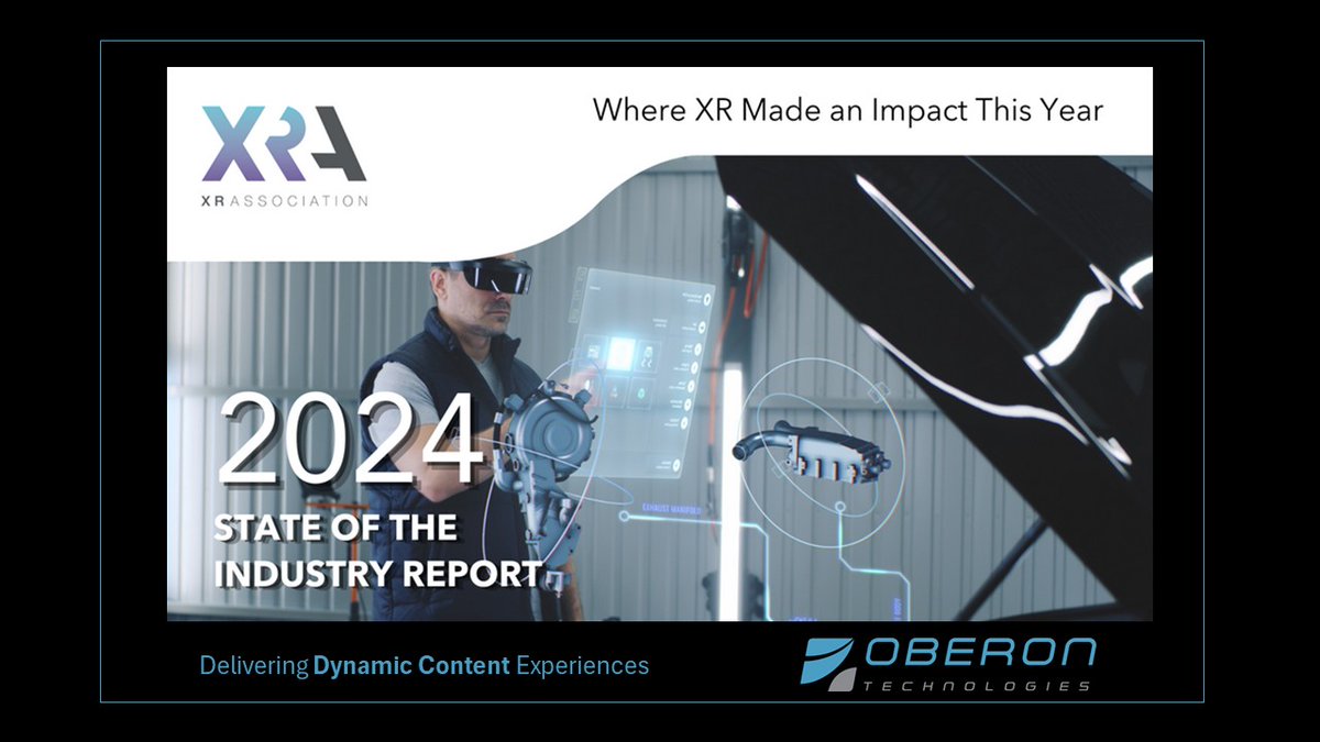 As  we’ve seen with our VR training clients, the XRA 2024 Report notes that both commercial industries and government agencies adopting XR reported better data insight, increased safety, and improved decision-making while using immersive technology.
xra.org/xr-association…