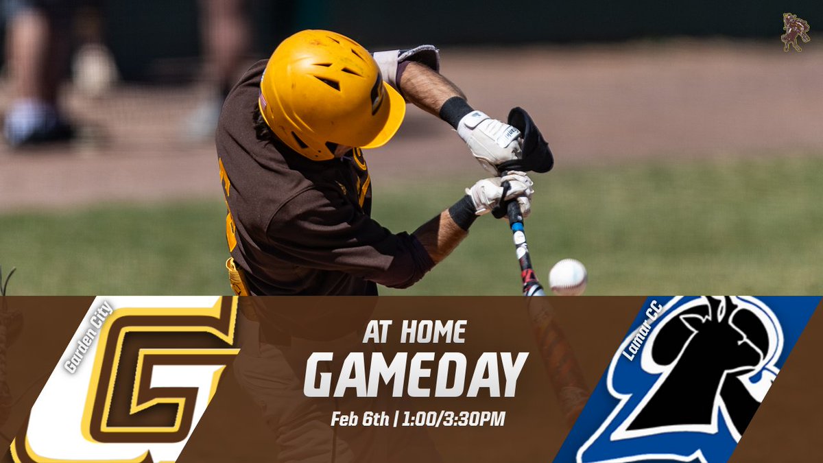 GAMEDAY!!

Baseball game day vs Lamar Community College.
1:00/3:30 PM
Watch Live at: gobroncbusters.com/information/Wa…
<a href="/GCCCBaseball/">Garden City CC Baseball</a>
