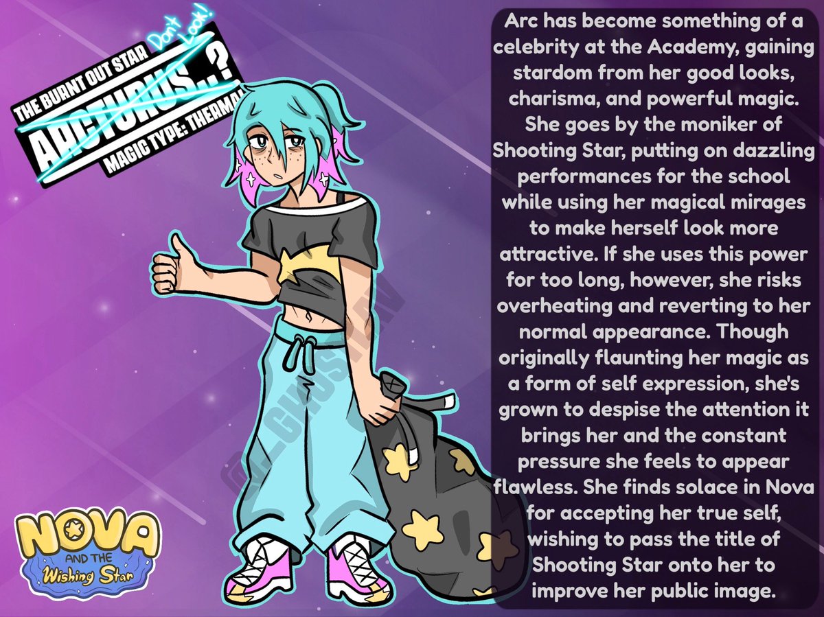 _ghostlav's tweet image. Making her grand entrance is the Shooting Star herself, Arcturus! 💫