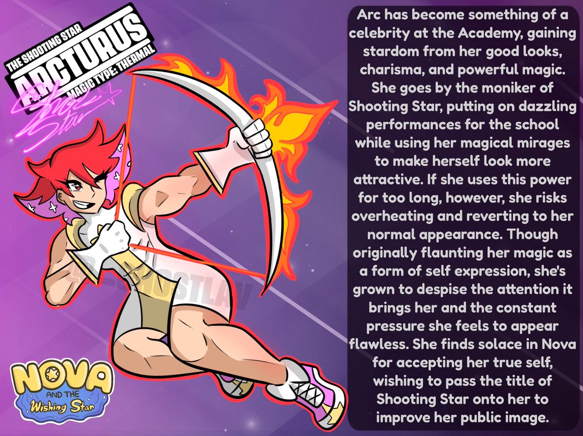 _ghostlav's tweet image. Making her grand entrance is the Shooting Star herself, Arcturus! 💫