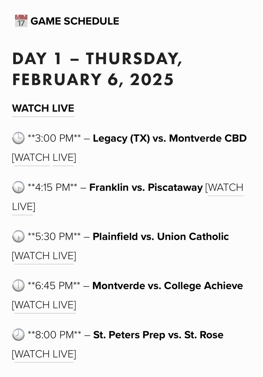 🏀 The <a href="/MetroClassic/">Metro Classic</a> kicks off today! 🎉

📺 Catch the action live at NJHoopRecruit.com

🎟️ Grab your tickets now: metroclassicbasketball.com

📍 Franklin High School!  #MetroClassic