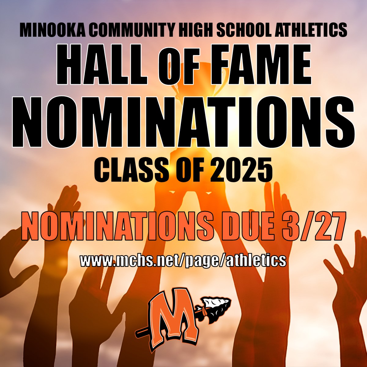 MCHS District #111 (@mchsdistrict111) on Twitter photo We are currently accepting Athletic Hall of Fame nominations for our 3rd induction class of 2025! Nominate an individual athlete, team, coach, and special merit individual. Questions? Email AthleticHallofFame@mchs.net. mchs.net/page/athletics <a href="/MCHS_AO/">MCHSAthletics</a> <a href="/MCHSHallofFame/">Minooka High School Athletic Hall of Fame</a> We are currently accepting Athletic Hall of Fame nominations for our 3rd induction class of 2025! Nominate an individual athlete, team, coach, and special merit individual. Questions? Email AthleticHallofFame@mchs.net. mchs.net/page/athletics <a href="/MCHS_AO/">MCHSAthletics</a> <a href="/MCHSHallofFame/">Minooka High School Athletic Hall of Fame</a>