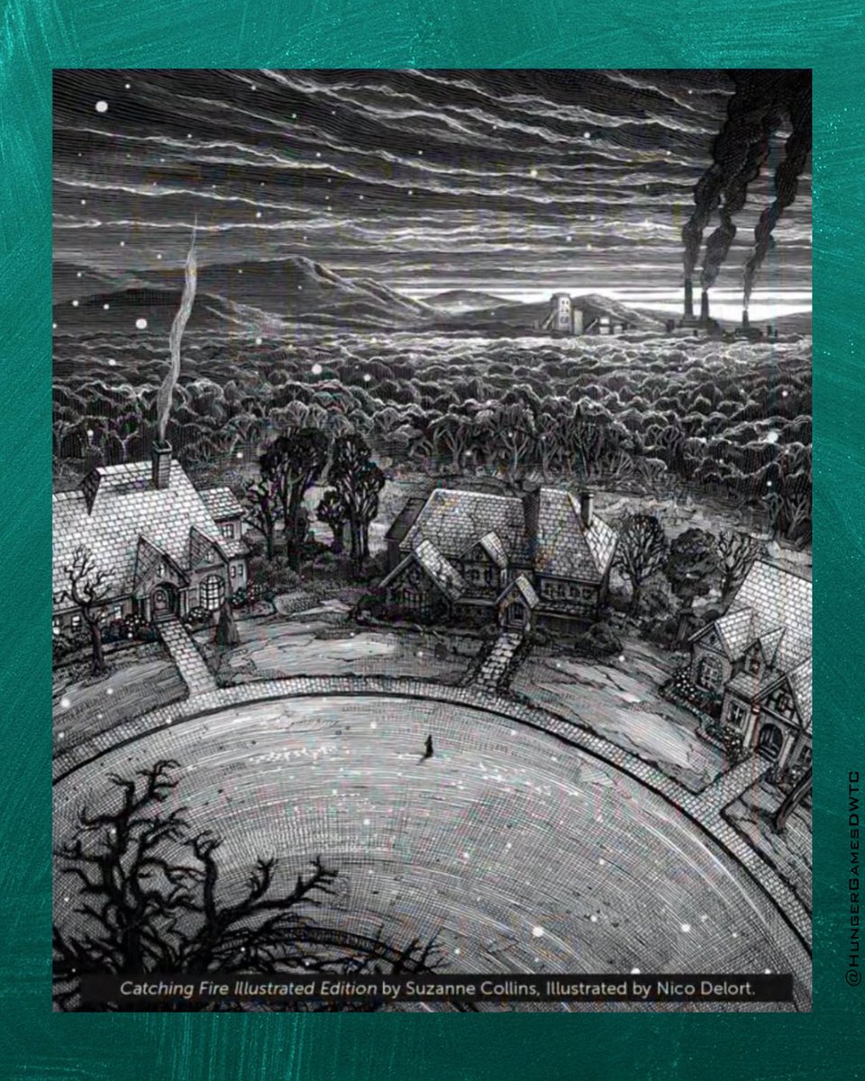 HungerGamesDWTC's tweet image. Our wishes have been heard and answered! The Catching Fire Illustrated Edition will be released on October 7, 2025! Featuring over 30 images from artist Nico Delort who also worked on The Hunger Games Illustrated Edition.
What illustrations are you hoping to see?