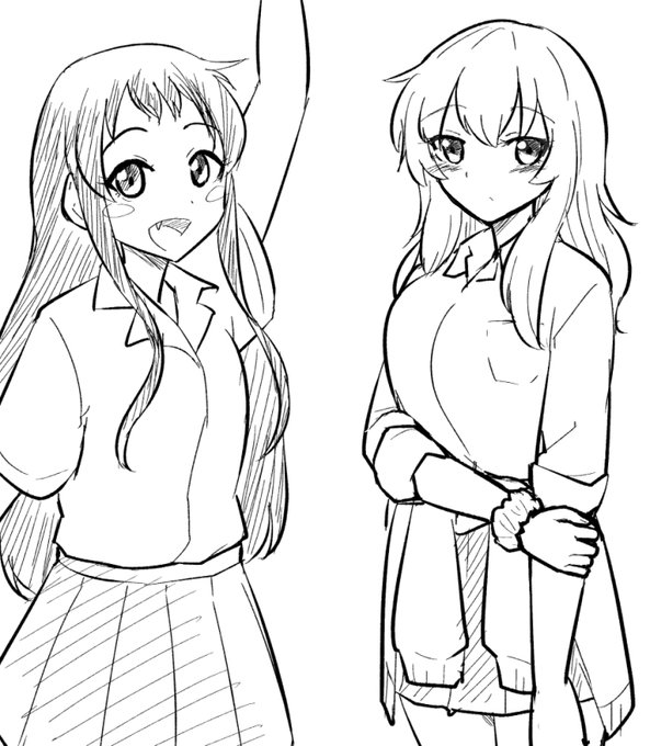 ひーなーさんとかーなーさん、らくがき 