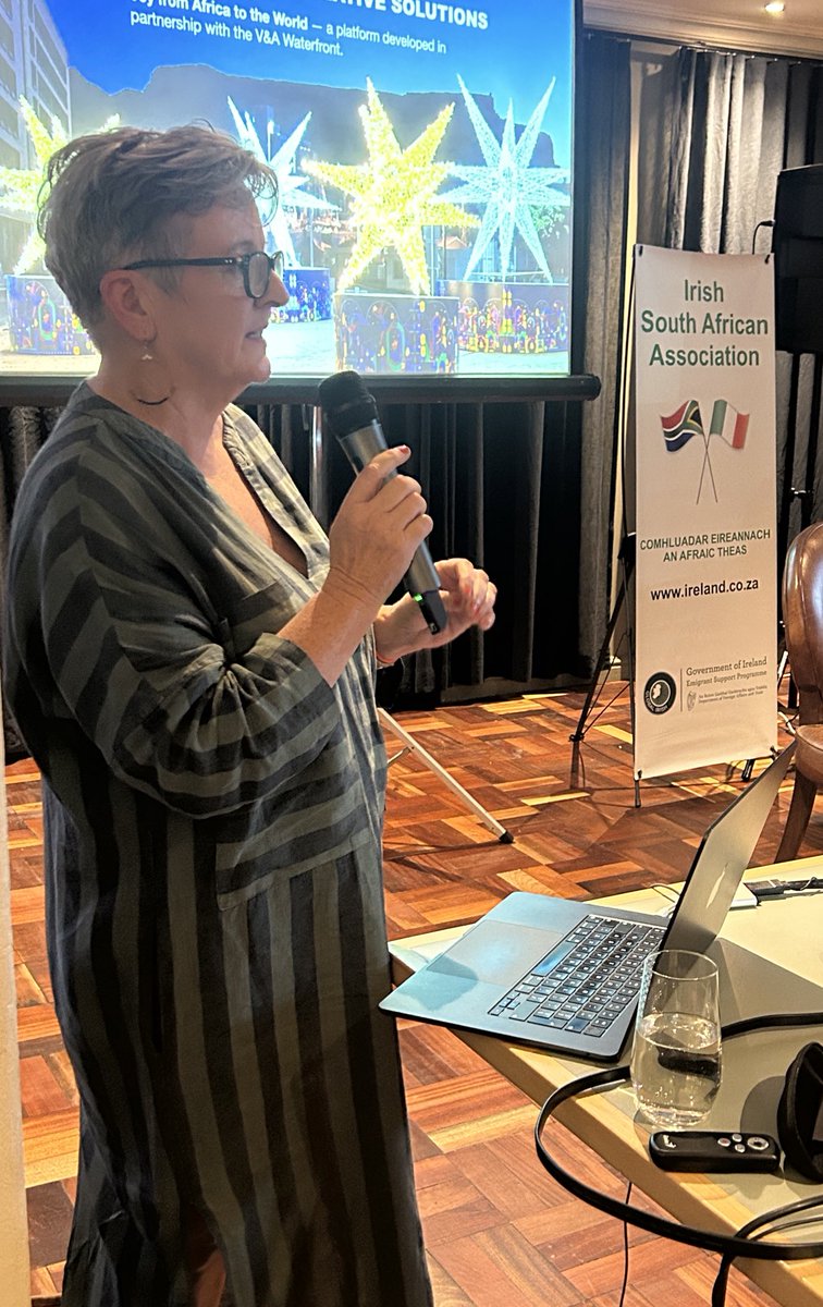 Fantastic evening of music, creative and design conversations <a href="/ChefsWarehouse1/">The Chefs Warehouse</a> in Cape Town yesterday to mark  St Brigid’s day. Thank you <a href="/NelClare/">Clare Nel</a> and ISAA for a wonderful event.