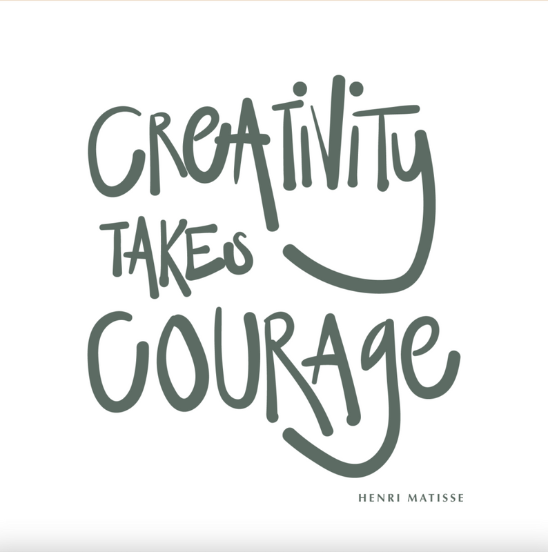 A little reminder in case you needed it - #creativity isn't always sunshine and rainbows. Sometimes for creativity to thrive, you have to jump off the deep end. 

Trust me though, it's always worth it in the end.