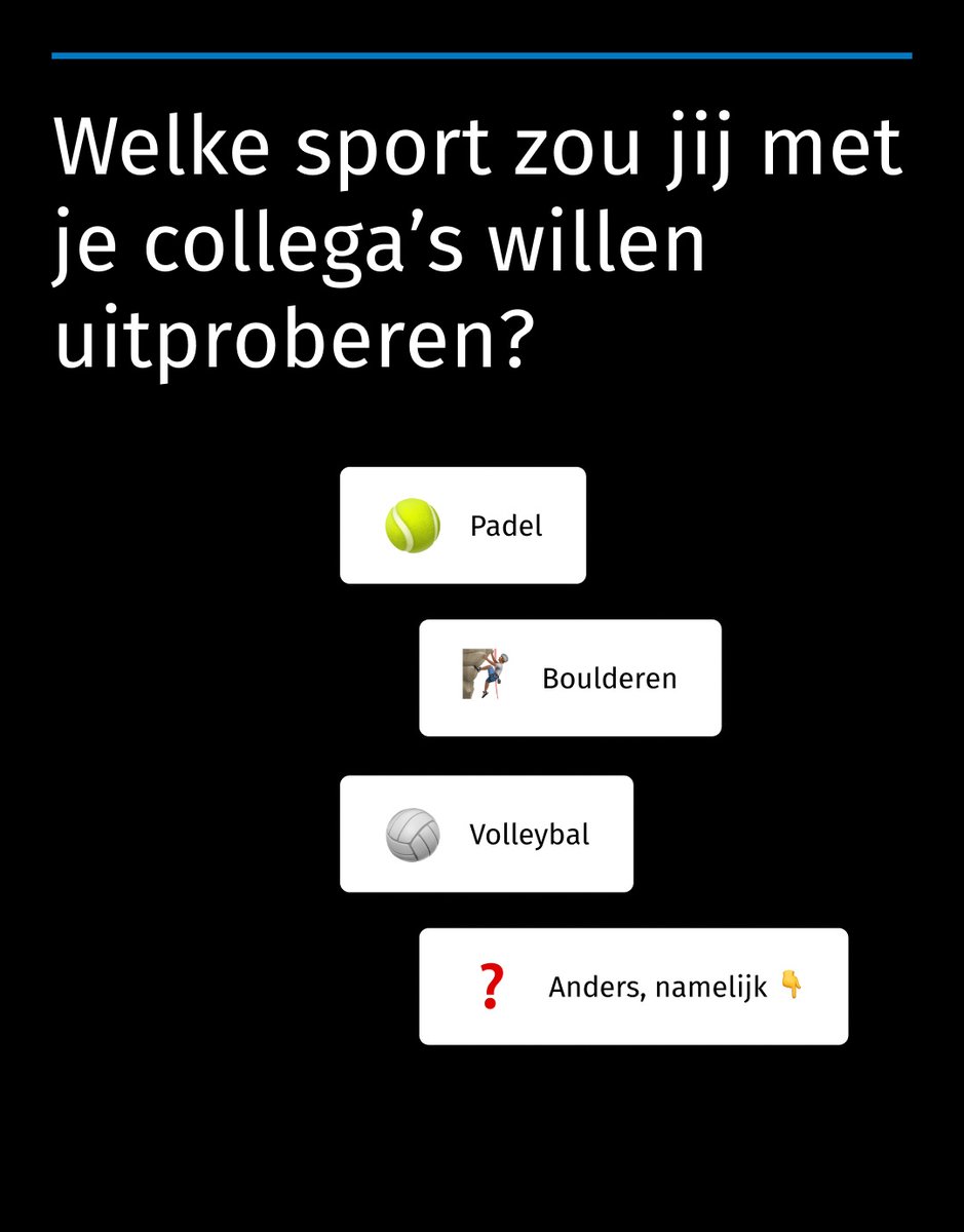 Afgelopen december organiseerden we weer een Padel Event! Zo maken we tijd om naast hard werken ook te ontspannen en plezier te maken. 

Welke sport zou jij met je collega’s willen uitproberen? Padel, boulderen of toch iets anders? Laat het weten in de comments! 👇