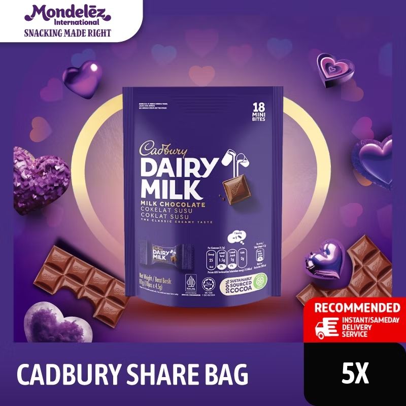 almsmoney's tweet photo. Cek Cadbury Dairy Milk Cokelat Sharebag Isi 18 x 5 dengan harga Rp11.620. Dapatkan di Shopee sekarang! https://t.co/N7iN2gWjwe https://t.co/iFu1WV4L2W