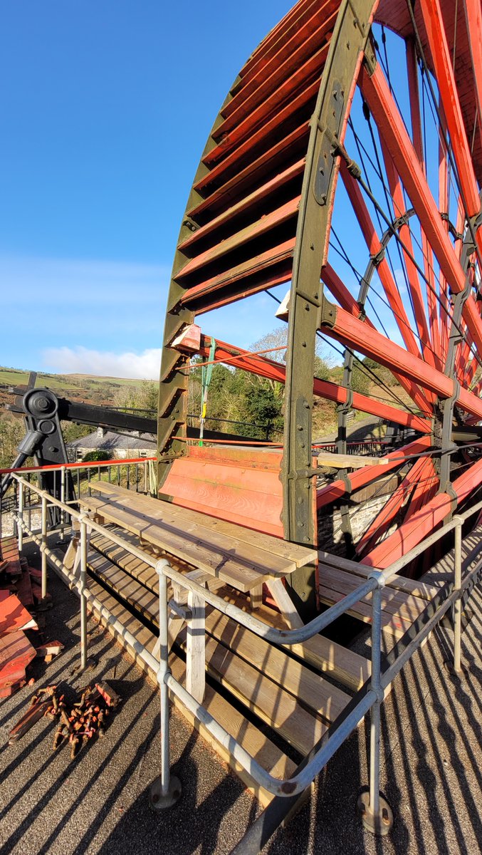 ManxNationalHeritage (@manxheritage) on Twitter photo 📷 It's the time of year for our annual bucket and spoke repairs to the Great Laxey Wheel where Manninwood Carpentry are busy working on our repair programme, ready for the wheel to start turning once again!
The site opens on 27 March 2025 - 2 November 2025. See you soon! 📷 It's the time of year for our annual bucket and spoke repairs to the Great Laxey Wheel where Manninwood Carpentry are busy working on our repair programme, ready for the wheel to start turning once again!
The site opens on 27 March 2025 - 2 November 2025. See you soon!