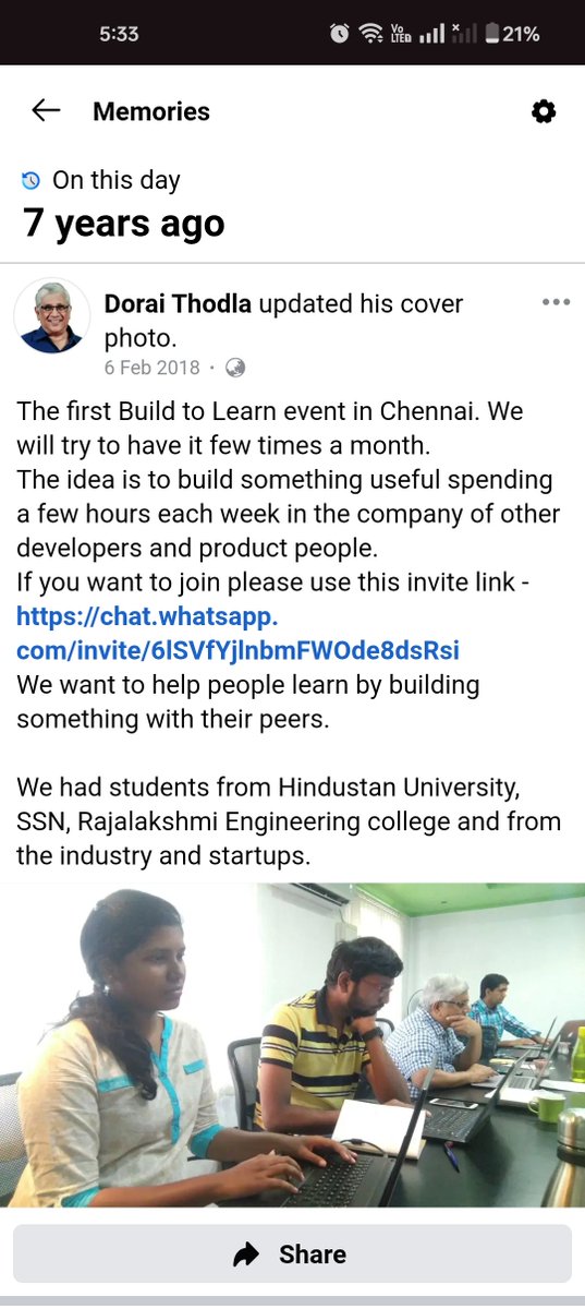 BhavaniRavi_'s tweet image. 7 years of #Build2Learn 

Missing him at every step ahead