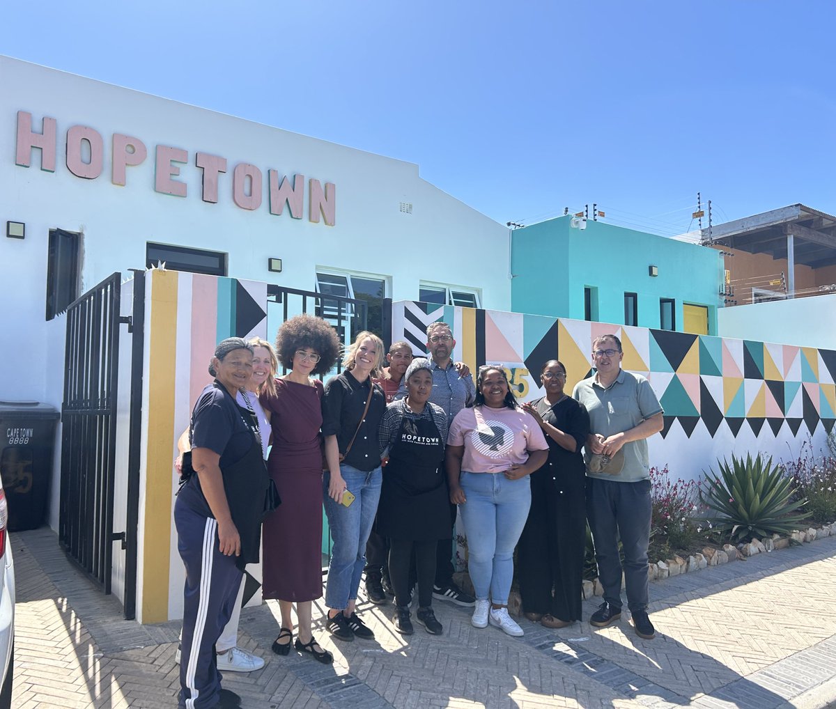 Thank you to Hope Town in Ocean View for the warm welcome and fascinating visit to your project today. Beir Bua!