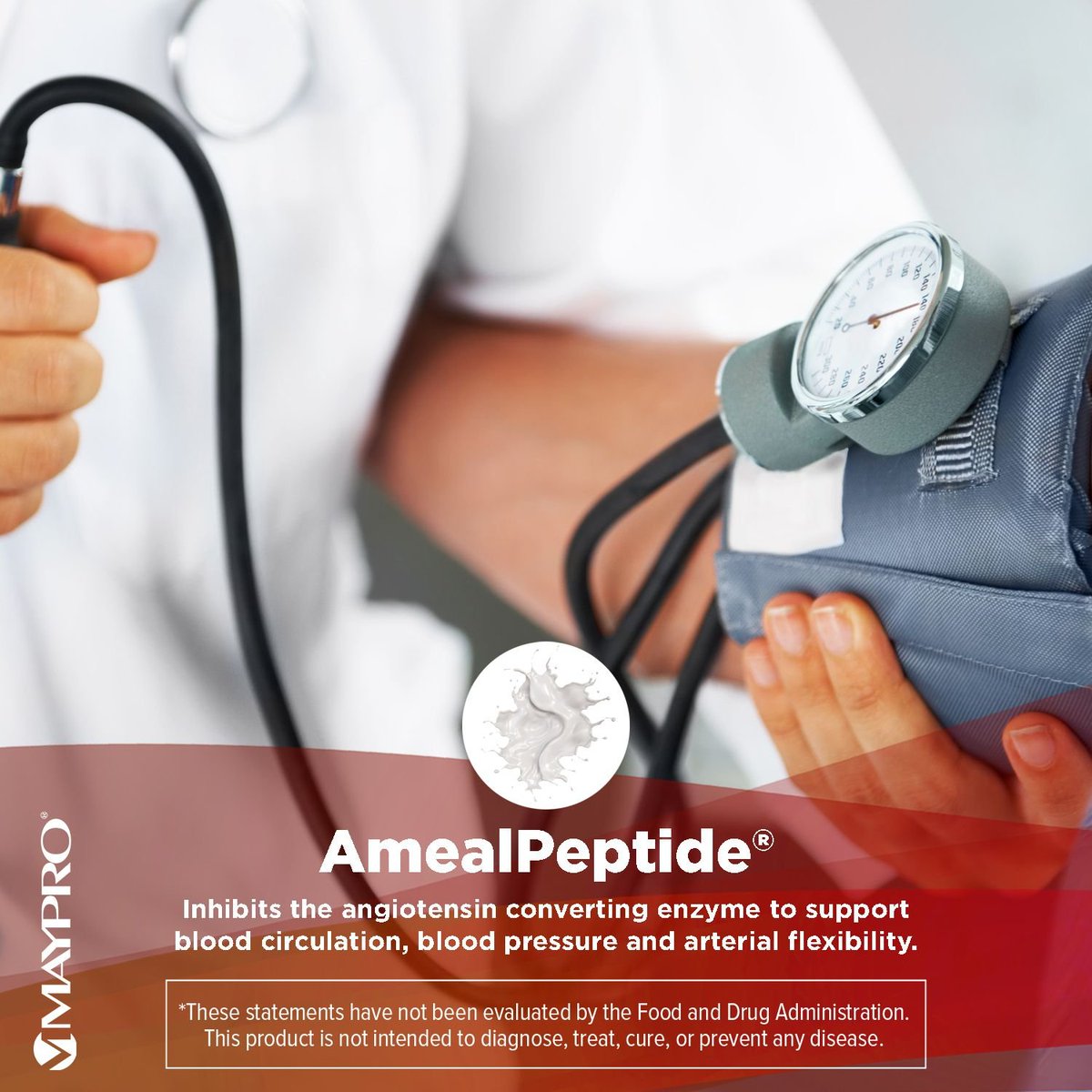 MayproGroup's tweet image. Supported by more than 30 published studies, including over a dozen double-blind, placebo-controlled human clinical trials —AmealPeptide® helps maintain both systolic and diastolic blood pressure already within healthy limits*

Contact us to find out more: maypro.com/pages/contact