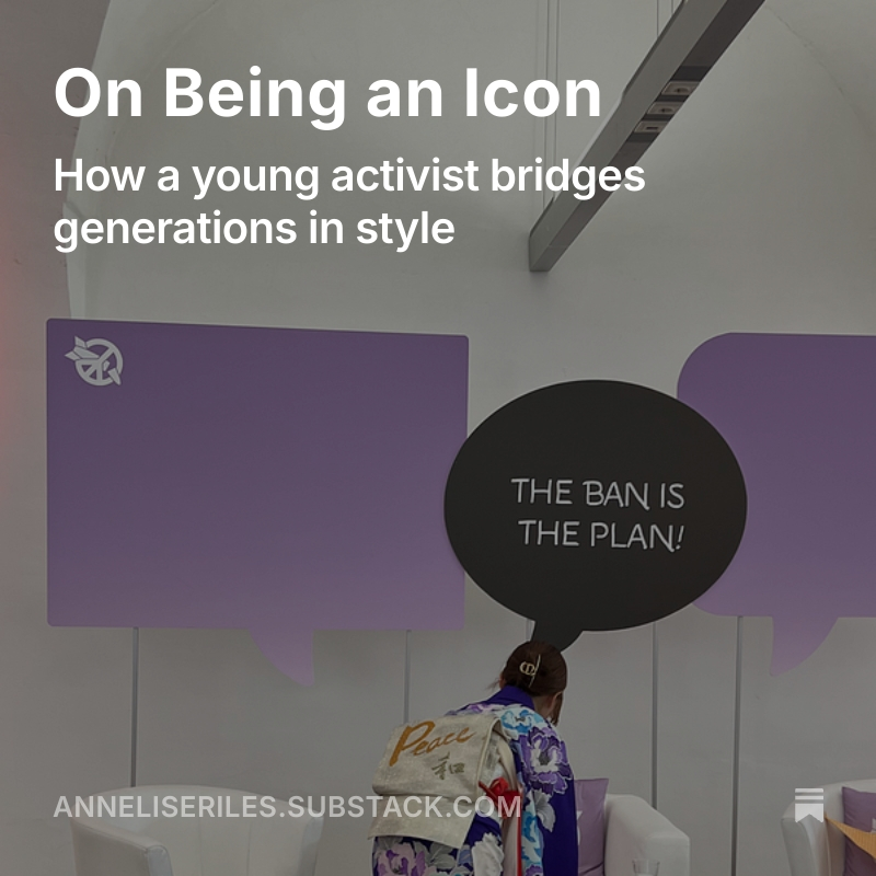 In the latest episode of my newsletter Everyday Ambassador I profile Yuki Yamaguchi of <a href="/know_nukes_tky/">KNOW NUKES TOKYO</a> Check it out!