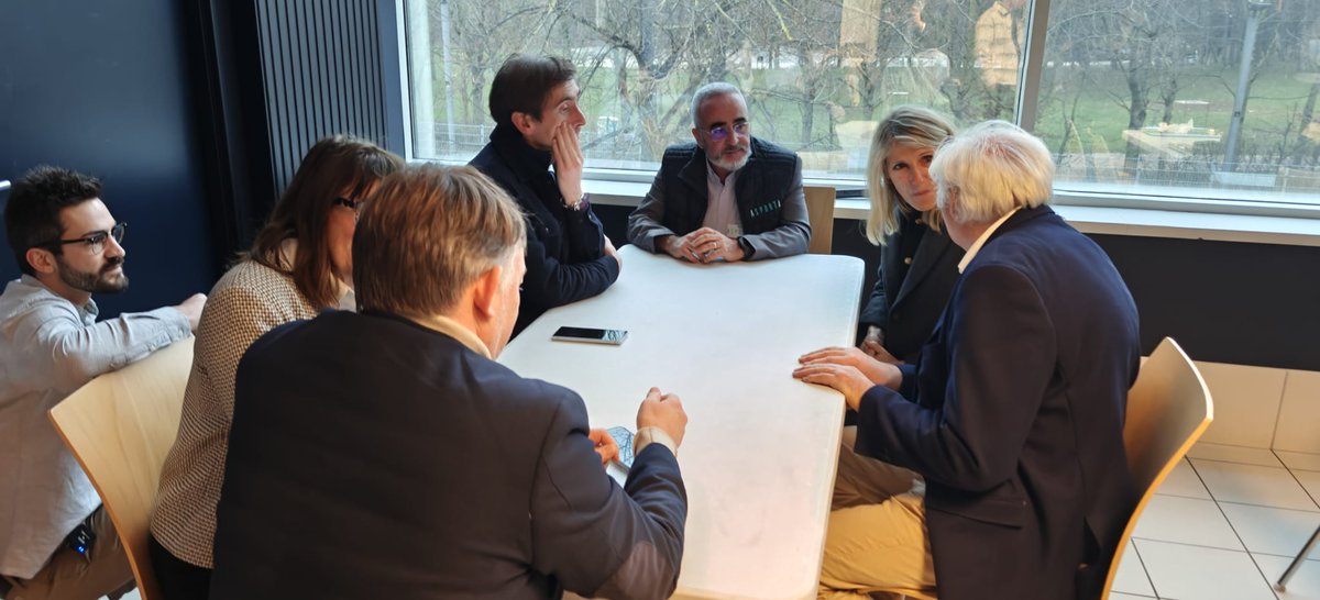 ReseauAndes's tweet photo. #actuANDES - Rencontre avec @MarieBarsacq, Ministre des Sports lors de son Comité Directeur à @villedeReims. Un constat : l'essentiel est préservé, grâce à une mobilisation collective sans précédent.  
Prochaines étapes : enclencher une hausse du budget sport. Cap 1 % d'ici 2030. https://t.co/ew37bu9Ngz