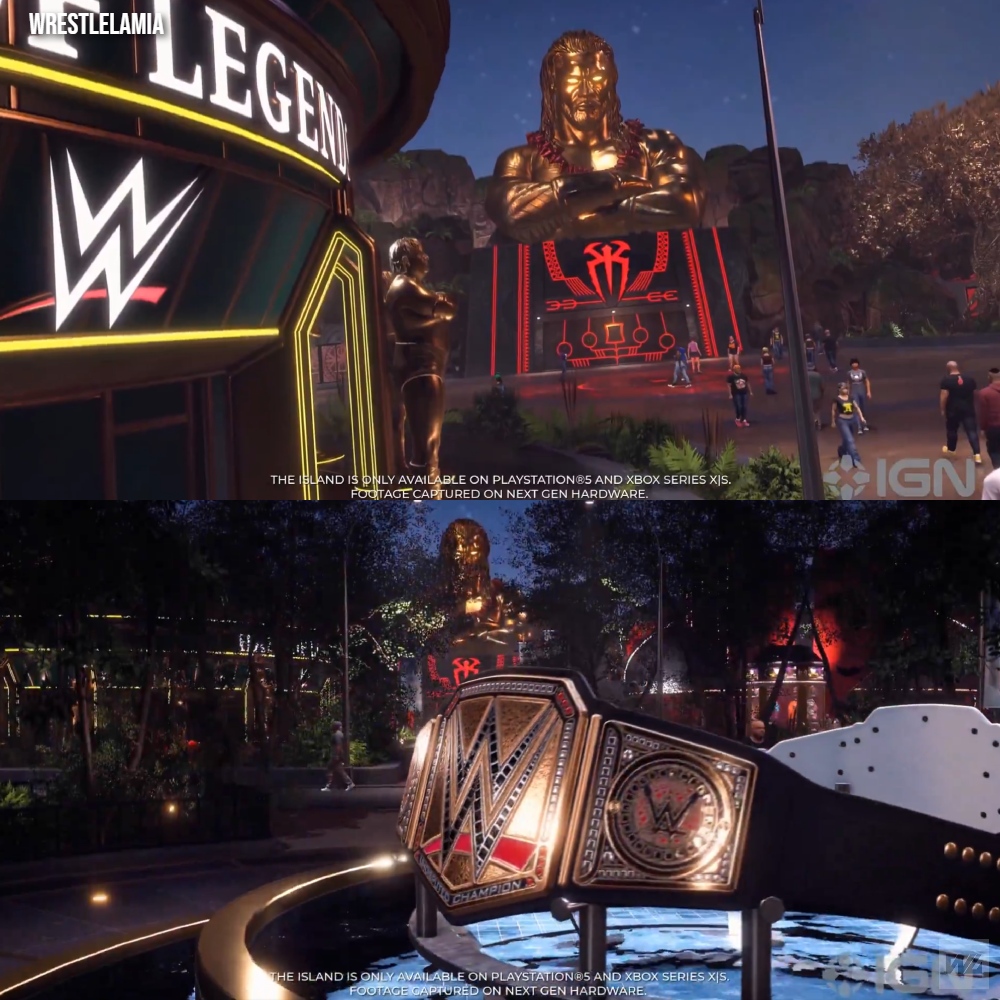wrestlelamia's tweet photo. THE ISLAND in WWE 2K25 👀 https://t.co/d00uDzvHuQ