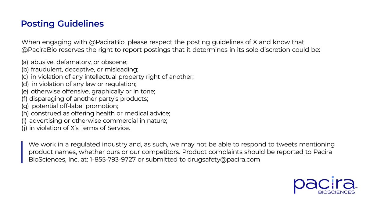 Pacira BioSciences, Inc. tweet media