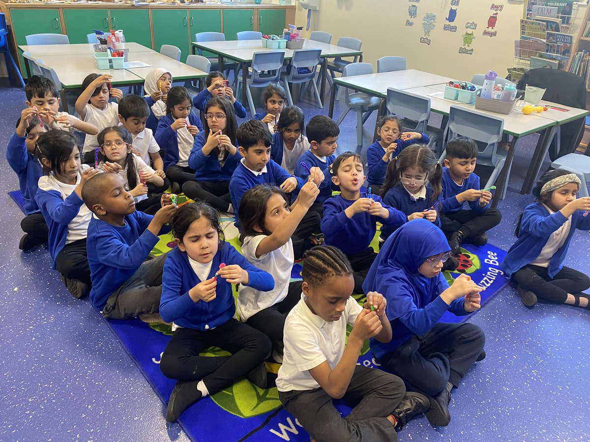 SHPYear1's tweet photo. The year 1 children have loved making their breathing sticks as part of children’s mental health week. 

This has really helped them understand how meditate and control their emotions. https://t.co/qtHEdXbJsy