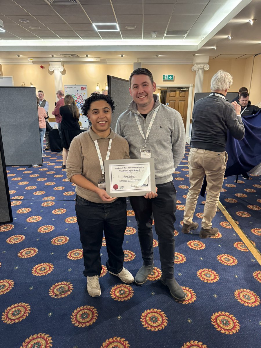 Alisha Henderson (@ahenderson_7) on Twitter photo I had a great time at the <a href="/bmss_official/">British Mass Spectrometry Society</a> Ambient Ionisation SIG meeting yesterday in Nottingham! I enjoyed listening to all talks, and was really happy to receive the Peter Ryan Award for the best ECR presentation! Thank you BMSS for a great meeting 😊 #MassSportrometry I had a great time at the <a href="/bmss_official/">British Mass Spectrometry Society</a> Ambient Ionisation SIG meeting yesterday in Nottingham! I enjoyed listening to all talks, and was really happy to receive the Peter Ryan Award for the best ECR presentation! Thank you BMSS for a great meeting 😊 #MassSportrometry