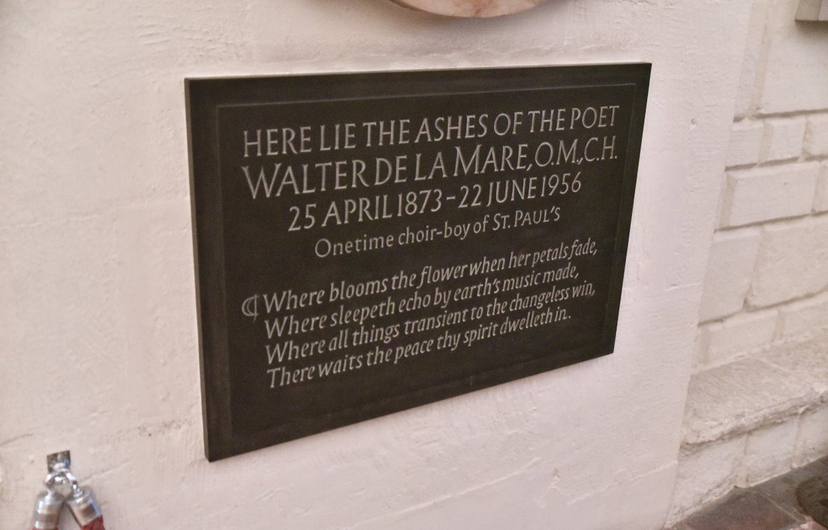 St Paul's Cathedral (@stpaulslondon) on Twitter photo 🎙️The next episode of our podcast #storiesfromstpauls has arrived!
This time, <a href="/douglaschats/">Douglas Anderson</a> explores the life and legacy of former Chorister and writer, Walter De La Mare.
🔗Listen here: bit.ly/4jKdbCl 🎙️The next episode of our podcast #storiesfromstpauls has arrived!
This time, <a href="/douglaschats/">Douglas Anderson</a> explores the life and legacy of former Chorister and writer, Walter De La Mare.
🔗Listen here: bit.ly/4jKdbCl
