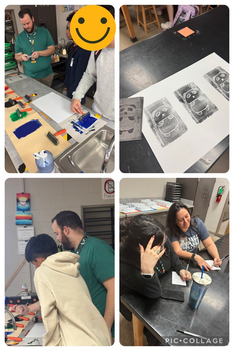 Lisa Mungkornpanich (@msmung_) on Twitter photo Dean’s art classes learning Print Making! Thank you Mr. Goulding for the invite to learn with our Mustangs! <a href="/Dean_CFISD/">Dean Middle School</a> <a href="/CFISDArt/">CFISD Visual Arts</a> Dean’s art classes learning Print Making! Thank you Mr. Goulding for the invite to learn with our Mustangs! <a href="/Dean_CFISD/">Dean Middle School</a> <a href="/CFISDArt/">CFISD Visual Arts</a>