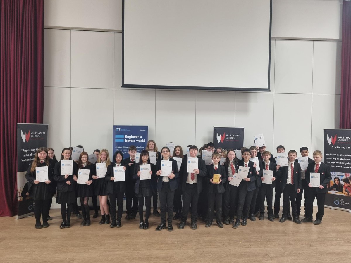 Faraday Challenge today, the kids from Y8 represented the school brilliantly. They completed an engineering project and had to present their designs and creations to the whole group.