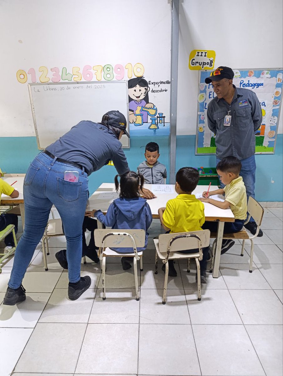 SeguridadvialLU's tweet photo. Funcionarios del INTT La Urbina abordan el Colegio Cynthia Rosenberg con dinámicas de educación vial a niños y niñas de primer nivel. https://t.co/lxDTmaWU6q