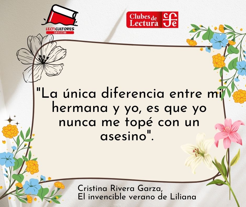 lecticultores's tweet photo. #Lectifrase #ElInvencibleVeranoDeLiliana
#CristinaRiveraGarza
#LecturaDeLaSemana
#LibroRecomendado
#LeerTransforma
#ComunidadesLectorasé
#ClubesDeLecturaFCE
#LecticultoresClub
#SoyLecticultora #Leer #Books
#Literatura #RepúblicaDeLectores
#Instabook #Bookstragram #ilovebooks https://t.co/4UuUvY0jm5