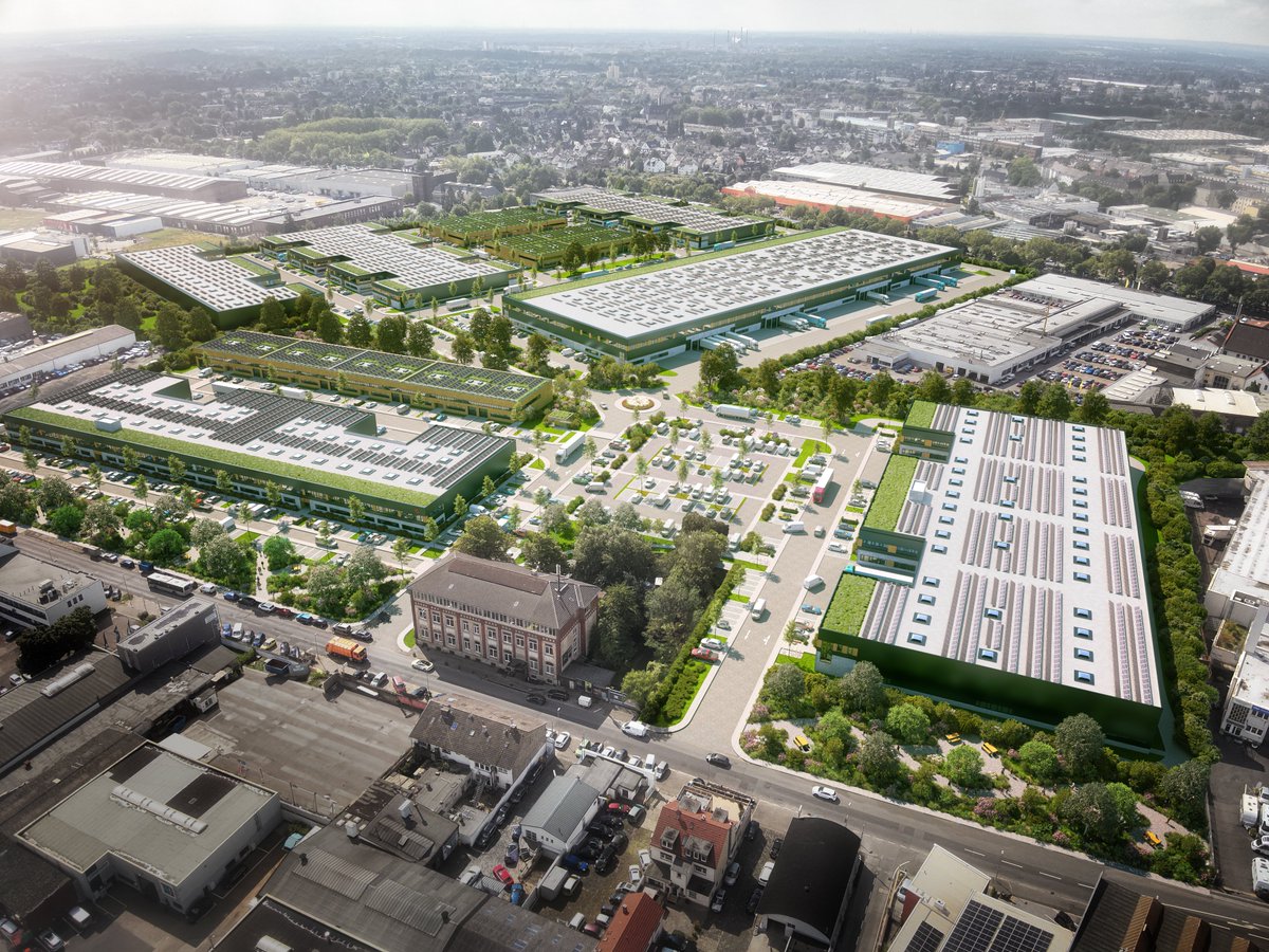 Chapman_Taylor's tweet photo. Chapman Taylor develops design concept for a state-of-the-art light Industrial park in #Düsseldorf Flingern
https://t.co/enC2IepKLq
#IndustrialPark #Workplace #WorkplaceDesigners #WorkplaceArchitects #Sustainability #ResponsibleDesign #Architects #Architecture #Germany https://t.co/IHjLnQuvED