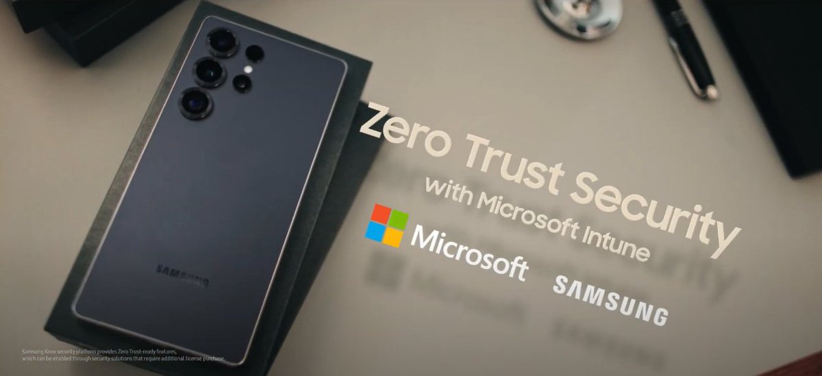 BelaLior's tweet image. Samsung's latest release, the Galaxy S25, introduces #MSintune as the pinnacle endpoint management solution, offering #ZeroTrust security in conjunction with #SamsungKnox. lnkd.in/e42yr_Ai
#GalaxyAI #GalaxyS25Ultra #GalaxyS25 #Samsung