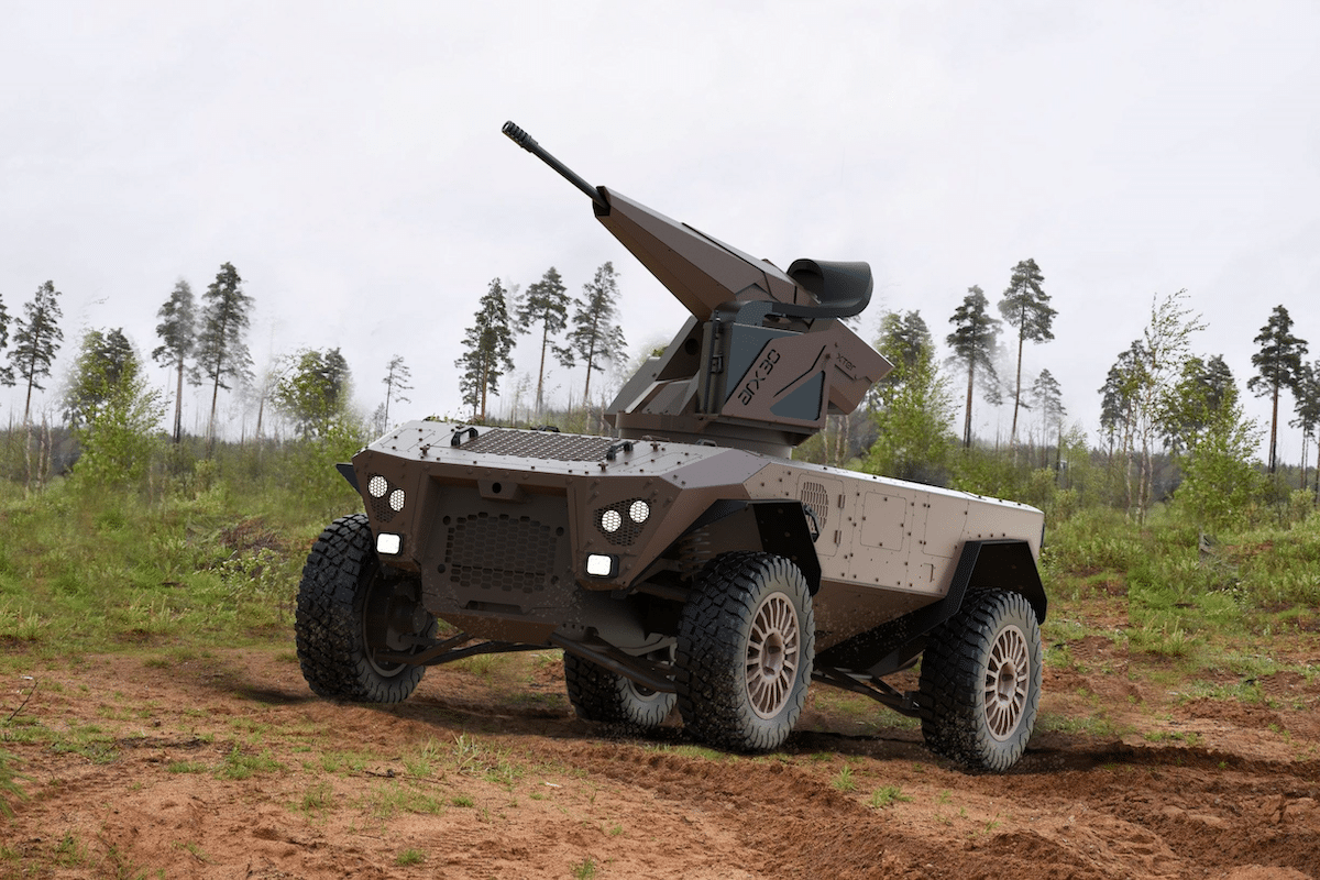 top_force's tweet photo. 🪖🇫🇷 #Droide La Direction générale de l’armement @DGA a sélectionné @KNDS_France & @SAFRAN @SafranElecDef retenus pour la conception d’un démonstrateur robotique terrestre polyvalent https://t.co/jMXp6gzygo https://t.co/Qz9DLS8xil