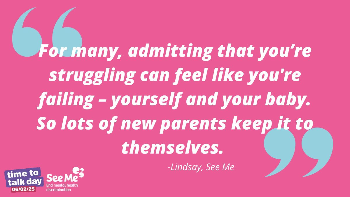 See Me’s senior communications officer Lindsay Cochrane reflects on the importance of opening up conversations about mental health – on #TimetoTalk Day and every day. 

buff.ly/4hpjolC