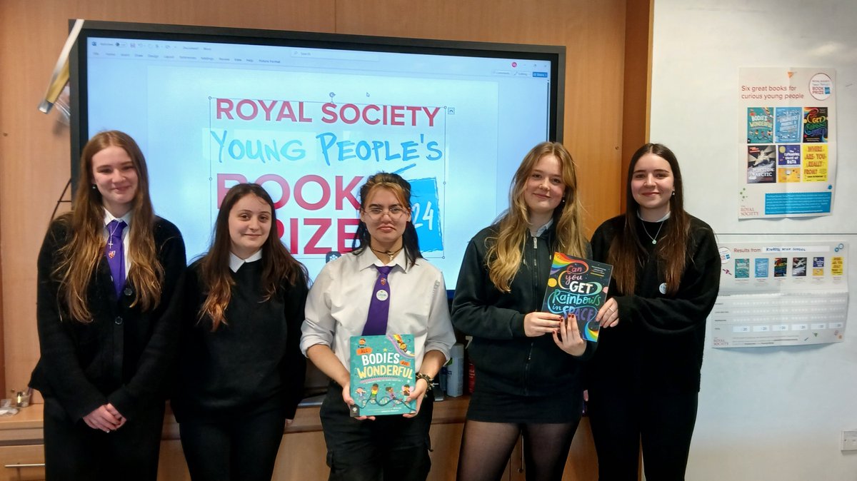 Science Department of Kinross High School (@sci_kinrosshs) on Twitter photo Kinross High School was once again one of the juries for <a href="/royalsociety/">The Royal Society</a> Young Science Book Prize. Thanks to the <a href="/Eng_KinrossHS/">Kinross HS English</a> literacy leaders for leading the jury. Kinross High School was once again one of the juries for <a href="/royalsociety/">The Royal Society</a> Young Science Book Prize. Thanks to the <a href="/Eng_KinrossHS/">Kinross HS English</a> literacy leaders for leading the jury.