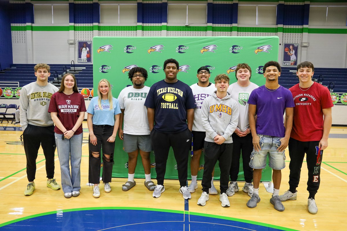 Northwest ISD (@northwestisd) on Twitter photo Congratulations to 24 student-athletes from <a href="/ByronNelsonHigh/">Byron Nelson HS</a>, <a href="/EatonHighSchool/">Eaton Eagles</a> and <a href="/NHSTexans/">Northwest High School</a> who took part in National Signing Day ceremonies yesterday, signifying their intent to play collegiate sports and continue their academic pursuits.
📝 bit.ly/40KkZex Congratulations to 24 student-athletes from <a href="/ByronNelsonHigh/">Byron Nelson HS</a>, <a href="/EatonHighSchool/">Eaton Eagles</a> and <a href="/NHSTexans/">Northwest High School</a> who took part in National Signing Day ceremonies yesterday, signifying their intent to play collegiate sports and continue their academic pursuits.
📝 bit.ly/40KkZex
