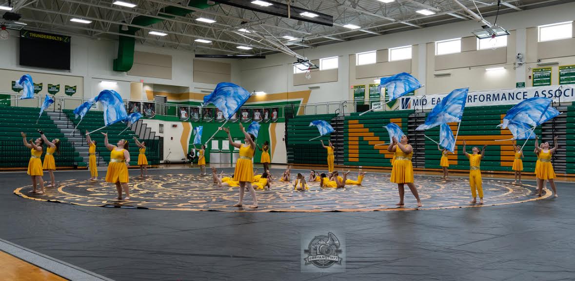 The Kettering Fairmont Color Guards had an impressive first show at MEPA Northmont! Our JV Guard, featuring 27 performers in grades 6-10, competed against high school groups and placed 5th. Good luck to Varsity in Pittsburgh this weekend!